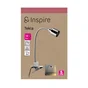 Lampe de bureau pince Tekla H.42 cm métal, chrome INSPIRE, GU10