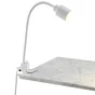 Lampe de bureau pince Tekla H.42 cm métal, blanc INSPIRE, GU10