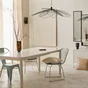 Suspension INSPIRE Bamako E27 diam. 110 cm métal noir