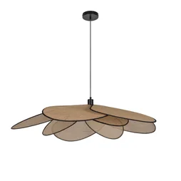 Suspension INSPIRE Bamako E27 diam.110 cm pvc/rotin