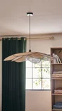 Suspension INSPIRE Bamako E27 diam.110 cm pvc/rotin
