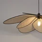 Suspension INSPIRE Bamako E27 diam.110 cm pvc/rotin
