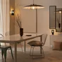Lampe carmid e27 h21 metal noir inspire