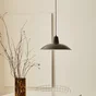 Suspension INSPIRE Utea E27 diam. 38 cm métal noir