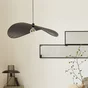 Suspension INSPIRE Valsa E27 diam. 88 cm métal noir