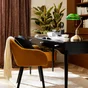 Lampe  bureau anita banker e27 h36 laiton/verre vert inspire