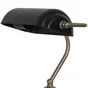 Lampe bureau anita banker e27 h36 laiton/metal noir inspire