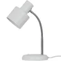 Lampe bureau poucet e27 h30.9 metal blanc/chrome inspire