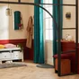 Lampe koze led 450lm 2700k h17cm verre/laiton inspire
