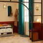Lampe koze led 450lm 2700k h17cm verre/laiton inspire
