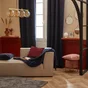 Lampe koze led 450lm 2700k h17cm verre/laiton inspire