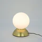 Lampe koze led 450lm 2700k h17cm verre/laiton inspire