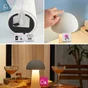 Lampe Sigrun, abs, blanc, H.21 cm INSPIRE LED