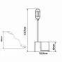 Lampe bureau piat led h23 dimmable variation de blancs blanc inspire