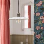 Suspension INSPIRE kapisi E27 diam.30 cm alu laiton métal blanc