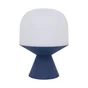 Lampe tiga e14 h22.5 plastique recycle bleu denim1 inspire