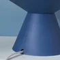Lampe tiga e14 h22.5 plastique recycle bleu denim1 inspire