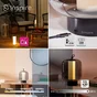 Lampe narsis led h30 cct dimmable verre/plastique inspire