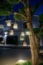 Lustre Mini conta, pvc, vert, Diam.15 cm LED