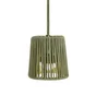 Lustre Mini conta, pvc, vert, Diam.15 cm LED