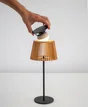Lanterne solaire et rechargeable Okinawa 350 Lumen marron NEWGARDEN