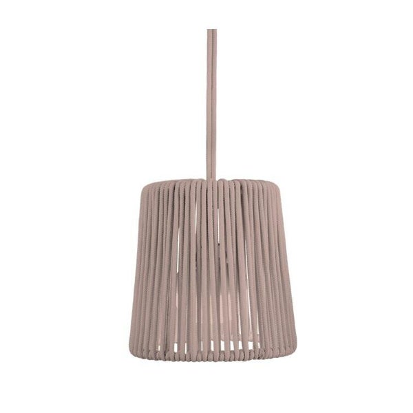 Suspension Mini conta, pvc, marron, Diam.15 cm LED