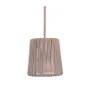Suspension Mini conta, pvc, marron, Diam.15 cm LED