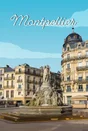 Toile imprimée Montpellier, CEANOTHE l.65 x H.45 cm
