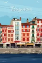 Toile imprimée Les quais, CEANOTHE l.65 x H.45 cm