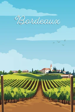Toile imprimée Sud, CEANOTHE l.65 x H.45 cm