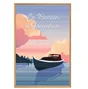 Image encadrée Couché de soleil, CEANOTHE l.65 x H.97 cm