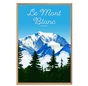 Image encadrée Mont blanc, CEANOTHE l.65 x H.97 cm