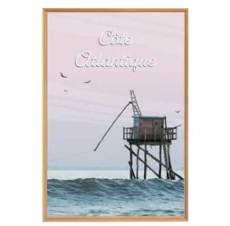 Image encadrée Atlantique, CEANOTHE l.65 x H.97 cm