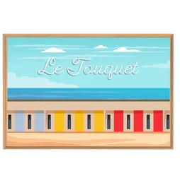 Image encadrée Le touquet, CEANOTHE l.65 x H.97 cm
