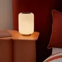 Lampe bombo led h21.5 dimmable/touch metal/verre inspire
