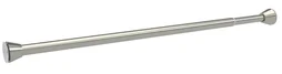 Tringle à rideau extensible entre murs, 60-90cm diam. 20 mm, nickel