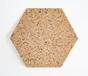 Lot de 4 décorations murale Liège, marron ARIANE l.30 x H.26 cm