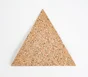 Lot de 4 décorations murale Liège, marron ARIANE l.33.5 x H.29.5 cm