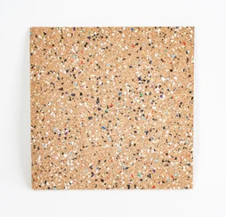 Lot de 4 décorations murale Liège, marron ARIANE l.21.5 x H.21.5 cm