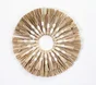 Décoration murale Boho, beige ARIANE l.24 x H.24 cm