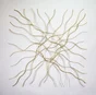 Décoration métal Line ARIANE l.70 x H.70 cm