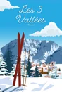 Toile imprimée Courchevel, CEANOTHE l.30 x H.45 cm
