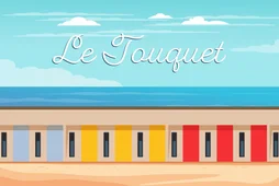 Toile imprimée Le touquet, CEANOTHE l.30 x H.45 cm
