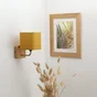 Applique Akora bois et abat jour pécan, INSPIRE