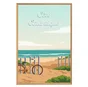 Image encadrée Plage de jour CEANOTHE l.65 x H.97 cm