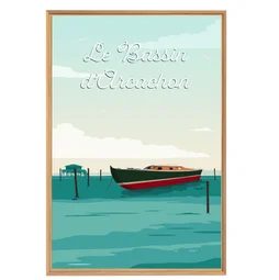 Image encadrée Levé du jour CEANOTHE l.65 x H.97 cm