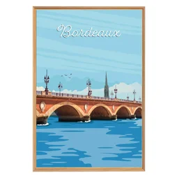 Image encadrée Pont CEANOTHE l.65 x H.97 cm