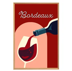 Image encadrée Vin CEANOTHE l.65 x H.97 cm