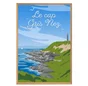 Image encadrée Cap gris CEANOTHE l.65 x H.97 cm