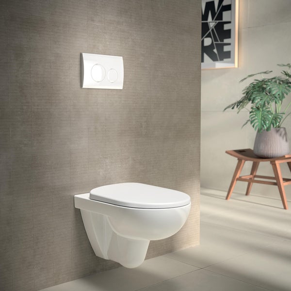 Pack WC suspendu G400 Rimfree GEBERIT 